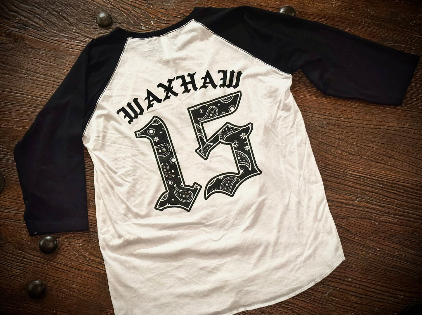 Black & White Baseball 3/4 Sleeve