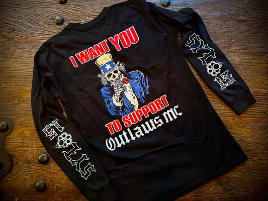 Uncle Sam Long Sleeve T